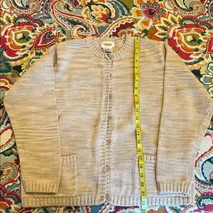 Talbots Cream Knit Cardigan